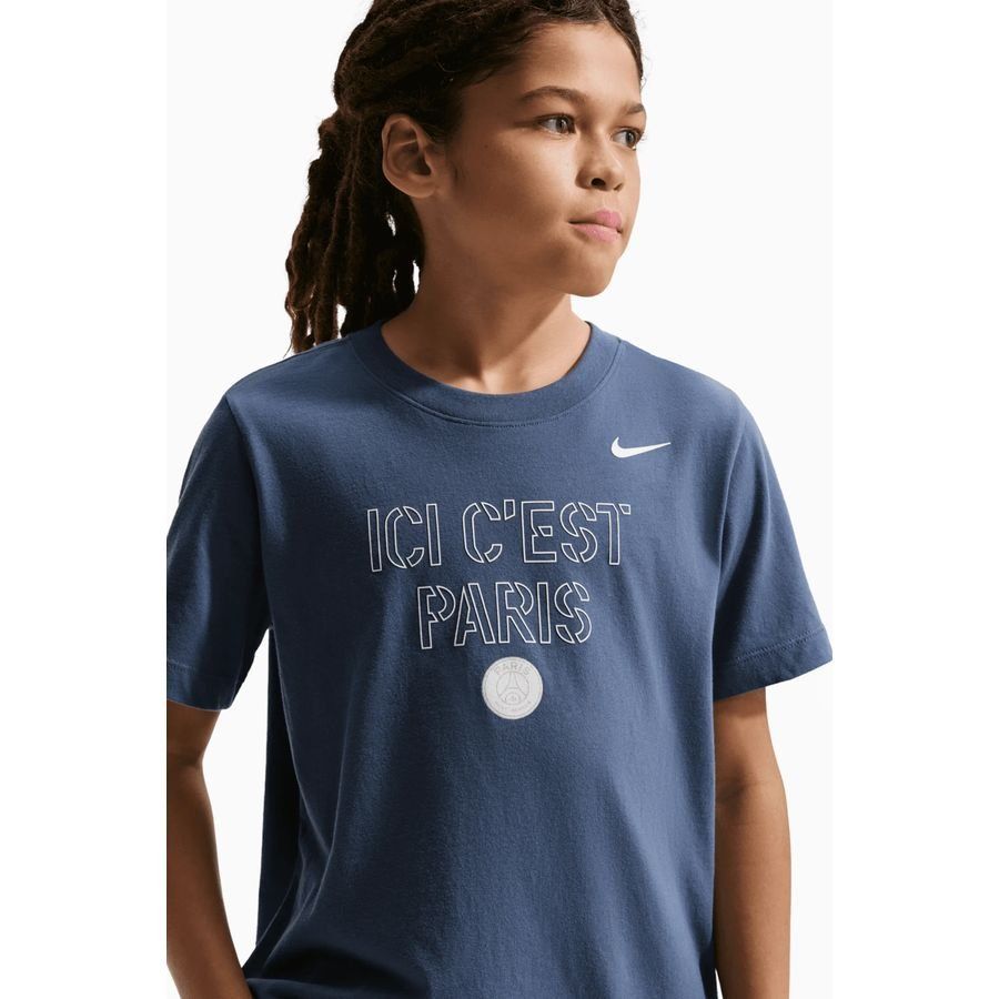 Paris Saint Germain T-Shirt Pride - Diffused Blue Kids-SoccerKits Hub | Buy Soccer Jerseys Online